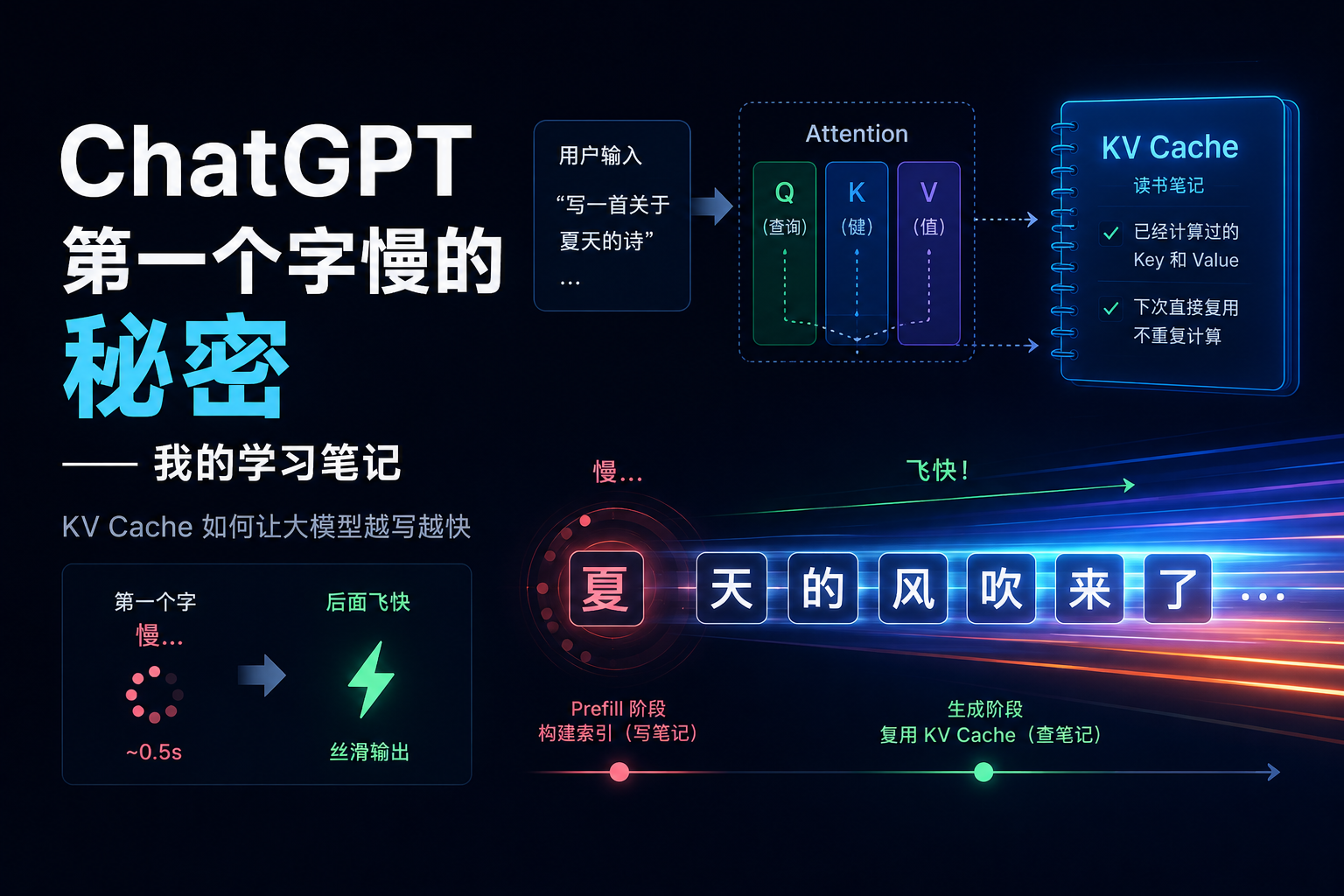 ChatGPT 第一个字慢的秘密