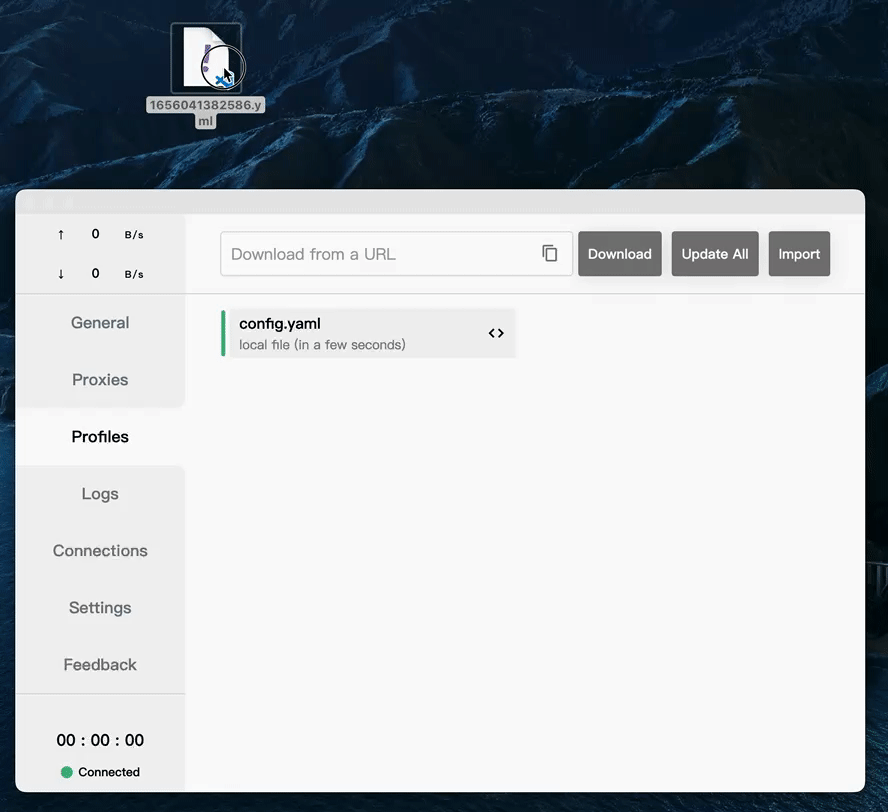 本地文件拖拽导入
